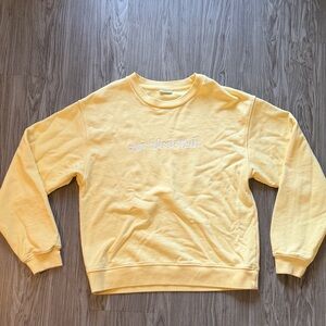 Sunshine Yellow Crewneck Sweatshirt